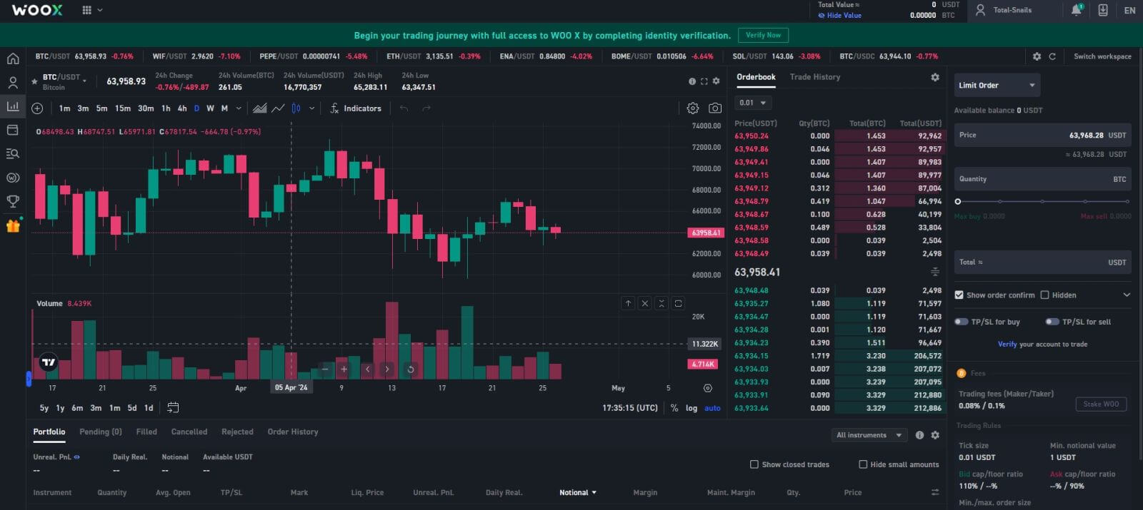 WOO Xにログインして仮想通貨取引を開始する方法 WOO Xにログインして仮想通貨取引を開始する方法