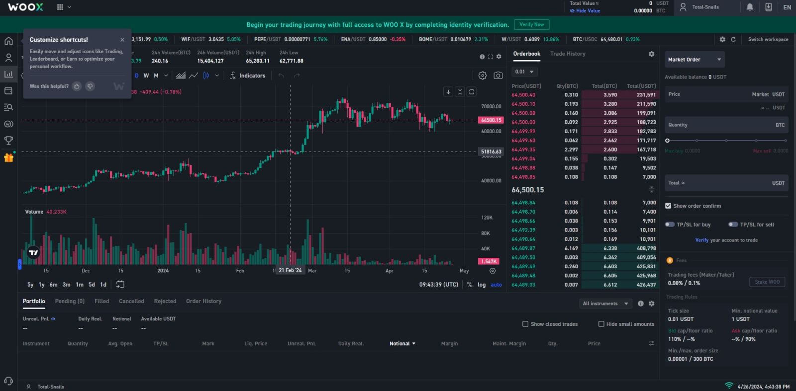 WOO X-da kripto nädip hasaba alynmaly we söwda edilmeli