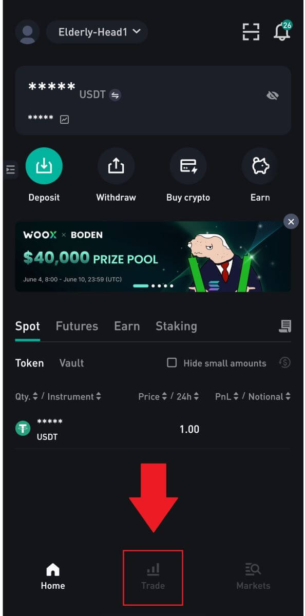 Paano Mag-trade ng Crypto at Mag-withdraw mula sa WOO X