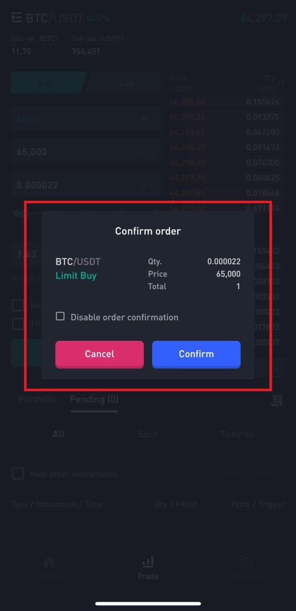 របៀបធ្វើពាណិជ្ជកម្ម Crypto នៅលើ WOO X