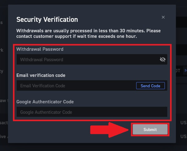 Hvordan ta ut og foreta et innskudd på WOO X